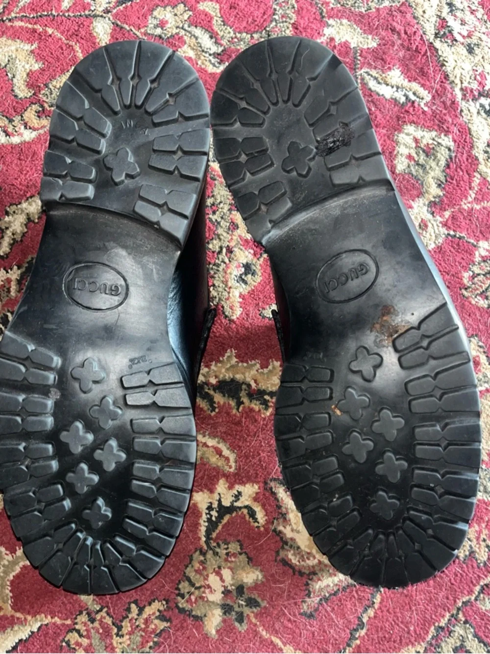 Gucci Black Leather Horsebit Slip-On Loafers - Picture 3 of 3